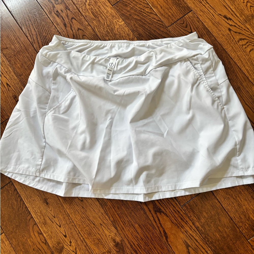 White Tennis Skort